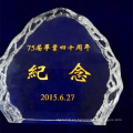 Premio Iceberg Crystal único y trofeos para el deporte del fútbol